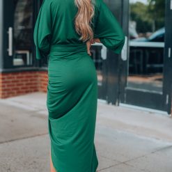 Southern Alternative Jessee Ruched Dress (Emerald) Dresses 5 Southern Alternative Jessee Ruched Dress (Emerald) Dresses