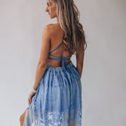 Southern Alternative Bali Lace Maxi Dress (Ocean) Dresses 5 Southern Alternative Bali Lace Maxi Dress (Ocean) Dresses