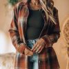 Southern Alternative Time Off Plaid Shacket Clothing