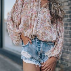 Southern Alternative Wildflowers Paisley Blouse Blouses + Tops