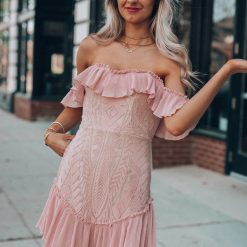 Southern Alternative Dresses Hope Mini Dress (Blush)