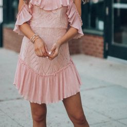 Southern Alternative Dresses Hope Mini Dress (Blush) 3 Southern Alternative Dresses Hope Mini Dress (Blush)
