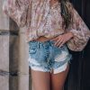 Southern Alternative Wildflowers Paisley Blouse Blouses + Tops