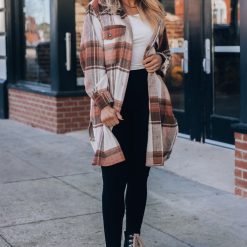 Southern Alternative Clothing Tori Button Up Plaid Shacket