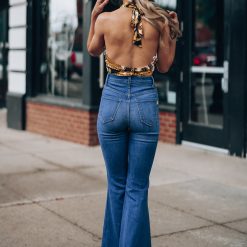 Southern Alternative Versace Wrap Top Crop Tops