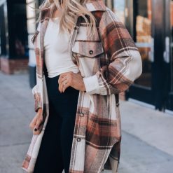 Southern Alternative Clothing Tori Button Up Plaid Shacket 4 Southern Alternative Clothing Tori Button Up Plaid Shacket
