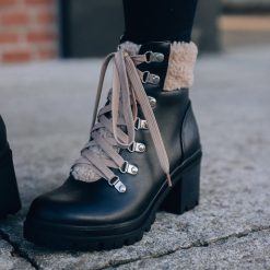 Southern Alternative Gentry Lace Up Booties (Black) Clothing