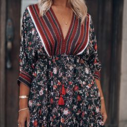 Southern Alternative Clothing Kiss And Tell Ruffle Mini Dress