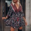 Southern Alternative Clothing Kiss And Tell Ruffle Mini Dress