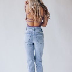 Southern Alternative Brielle Strappy Bodysuit (Lavender) Bodysuits 3 Southern Alternative Brielle Strappy Bodysuit (Lavender) Bodysuits