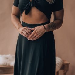 Southern Alternative Clothing Wanderer Maxi Dress (Black) 2 Southern Alternative Clothing Wanderer Maxi Dress (Black)