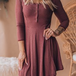 Southern Alternative Fresh Air Ribbed Mini Dress