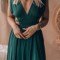 Southern Alternative Luna Maxi Dress(Hunter Green) Clothing 3 Southern Alternative Luna Maxi Dress(Hunter Green) Clothing