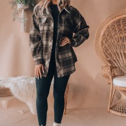 Southern Alternative Country Roads Plaid Shacket Clothing 2 Southern Alternative Country Roads Plaid Shacket Clothing