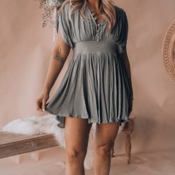 Southern Alternative In The Meadows Romper (Olive) Clothing
