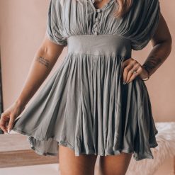 Southern Alternative In The Meadows Romper (Olive) Clothing