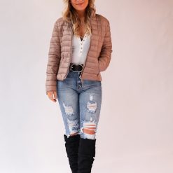 Southern Alternative Mountain Air Puffer Jacket (Tan) Jackets