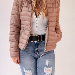 Southern Alternative Mountain Air Puffer Jacket (Tan) Jackets