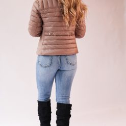 Southern Alternative Mountain Air Puffer Jacket (Tan) Jackets