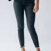 Southern Alternative Marlo Button Denim Jeans (Black)
