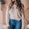 Southern Alternative Valentina Knit Sweater (Taupe)