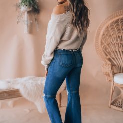 Southern Alternative Valentina Knit Sweater (Taupe)