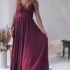 Southern Alternative Dresses Wanderlust Maxi Dress (Wine)