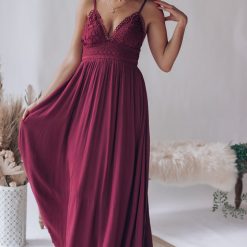 Southern Alternative Dresses Wanderlust Maxi Dress (Wine) 3 Southern Alternative Dresses Wanderlust Maxi Dress (Wine)