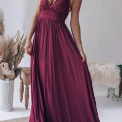 Southern Alternative Dresses Wanderlust Maxi Dress (Wine) 5 Southern Alternative Dresses Wanderlust Maxi Dress (Wine)