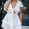 Southern Alternative Sunny Smiles Embroidered Mini Dress