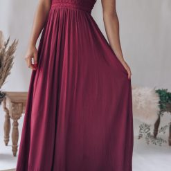 Southern Alternative Dresses Wanderlust Maxi Dress (Wine) 6 Southern Alternative Dresses Wanderlust Maxi Dress (Wine)