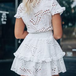 Southern Alternative Sunny Smiles Embroidered Mini Dress 2 Southern Alternative Sunny Smiles Embroidered Mini Dress