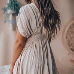 Southern Alternative In The Meadows Romper (Taupe) Clothing