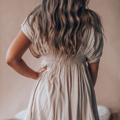 Southern Alternative In The Meadows Romper (Taupe) Clothing