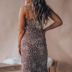 Southern Alternative Espresso Leopard Midi Dress Clothing 4 Southern Alternative Espresso Leopard Midi Dress Clothing