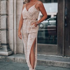 Southern Alternative Maisee Herringbone Jumpsuit Clothing