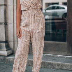 Southern Alternative Maisee Herringbone Jumpsuit Clothing