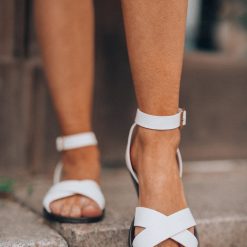 Southern Alternative Lotus Sandals (White)