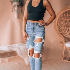 Southern Alternative Clothing Wild And Free Crop Top (Black)