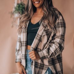 Southern Alternative Desert Sunshine Plaid Shacket Clothing