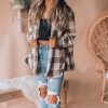Southern Alternative Desert Sunshine Plaid Shacket Clothing