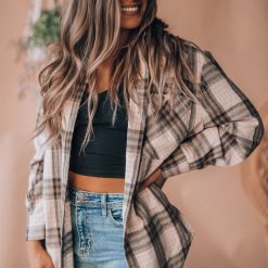 Southern Alternative Desert Sunshine Plaid Shacket Clothing 2 Southern Alternative Desert Sunshine Plaid Shacket Clothing