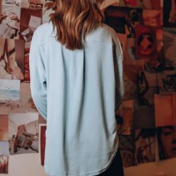 Southern Alternative Vanessa Fleece Button Up (Blue) Jackets 15 Southern Alternative Vanessa Fleece Button Up (Blue) Jackets