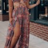 Southern Alternative Dresses Virgin Islands Maxi Dress (Red)