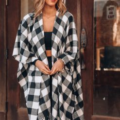 Southern Alternative Warm Front Plaid Wrap