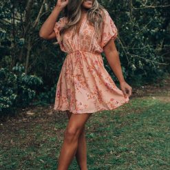 Southern Alternative Clothing Just Peachy Mini Dress