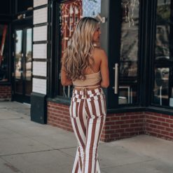 Southern Alternative Ilena Cross Front Top (Oatmeal) Crop Tops