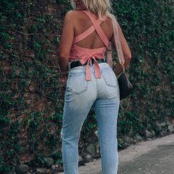 Southern Alternative Heartbreaker Knit Crop Top (Rose) Clothing 5 Southern Alternative Heartbreaker Knit Crop Top (Rose) Clothing