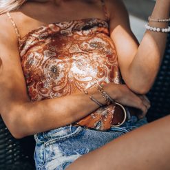 Southern Alternative Blaze Satin Scarf Top Blouses + Tops 5 Southern Alternative Blaze Satin Scarf Top Blouses + Tops