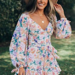 Southern Alternative Clothing Bambi Floral Bustier Romper 6 Southern Alternative Clothing Bambi Floral Bustier Romper